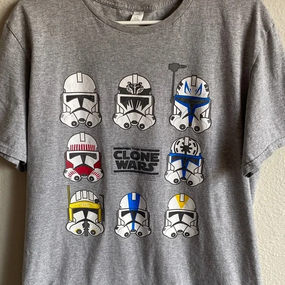 Men’s Gray Star Wars Clone Trooper TShirt - Picture 3 of 9